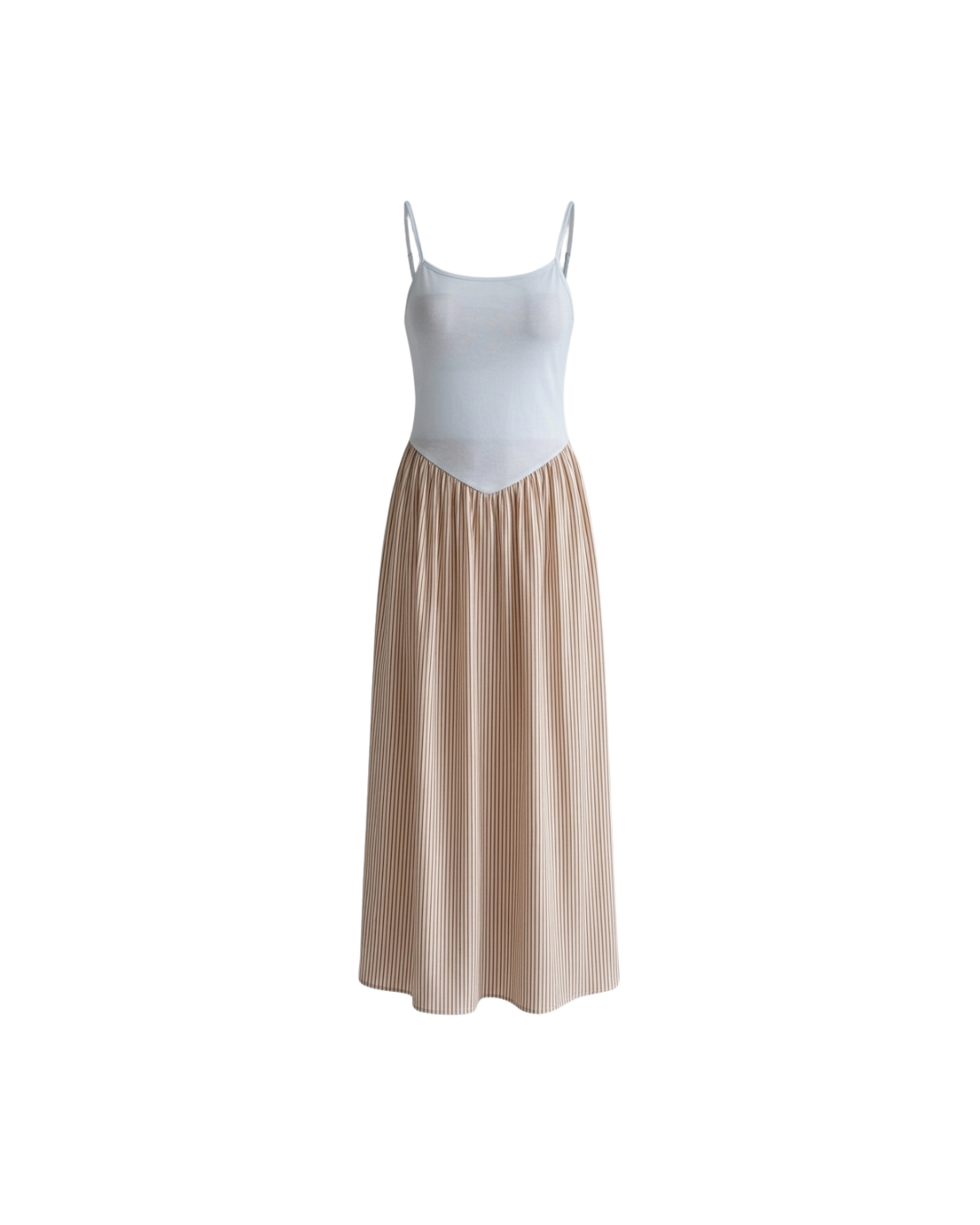 LONG DRESS CAMIS BEIGE