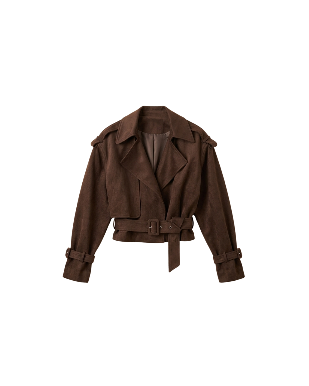 Jacket CELIÉR suede dk brown