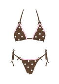 POLKA BIKINI BROWN