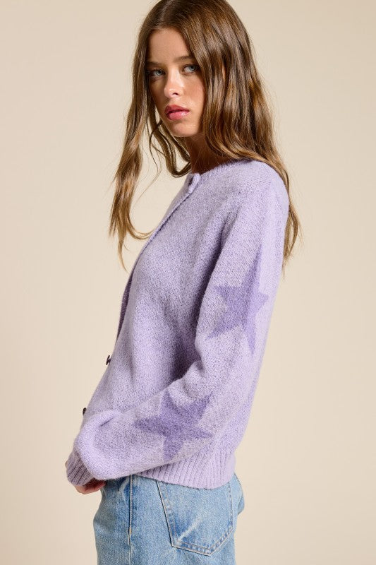 CARDIGAN LAVANDER UP
