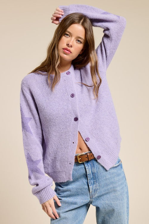 CARDIGAN LAVANDER UP