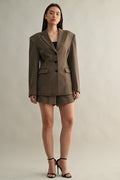 BLAZER MOCHA OVERSIZED