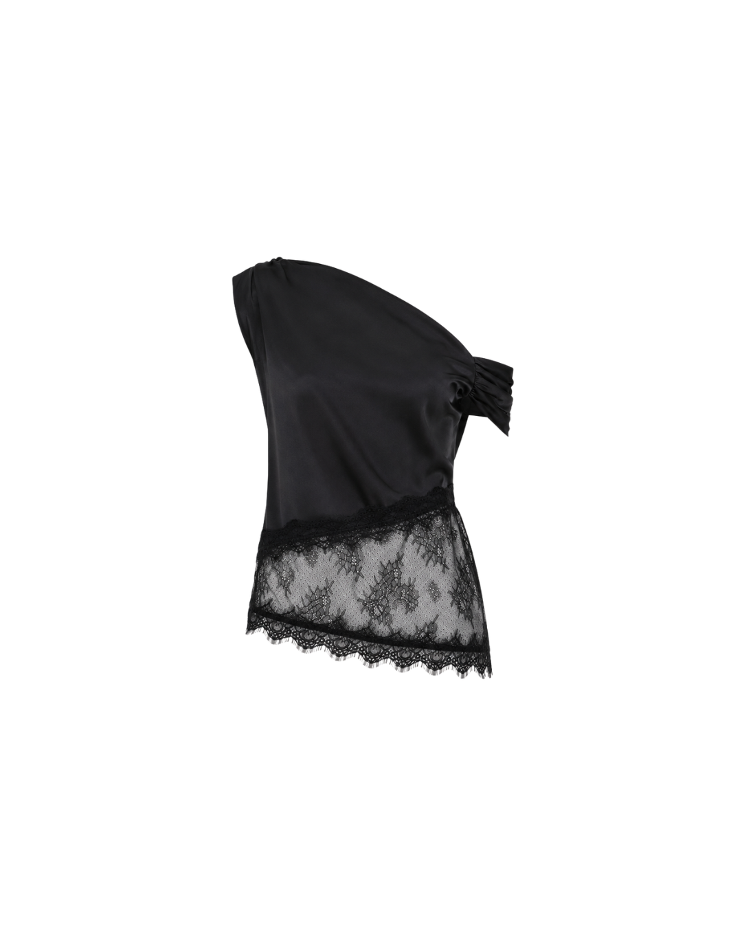 TOP MIX SATIN BLK