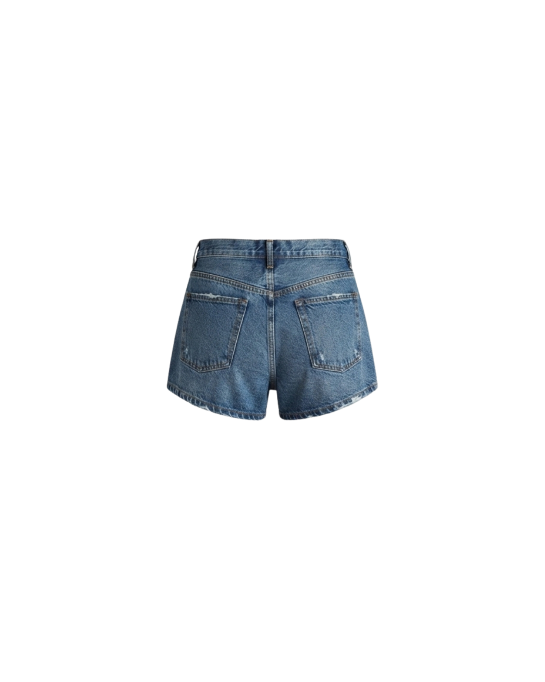 SHORT CINTO MEZCLILLA