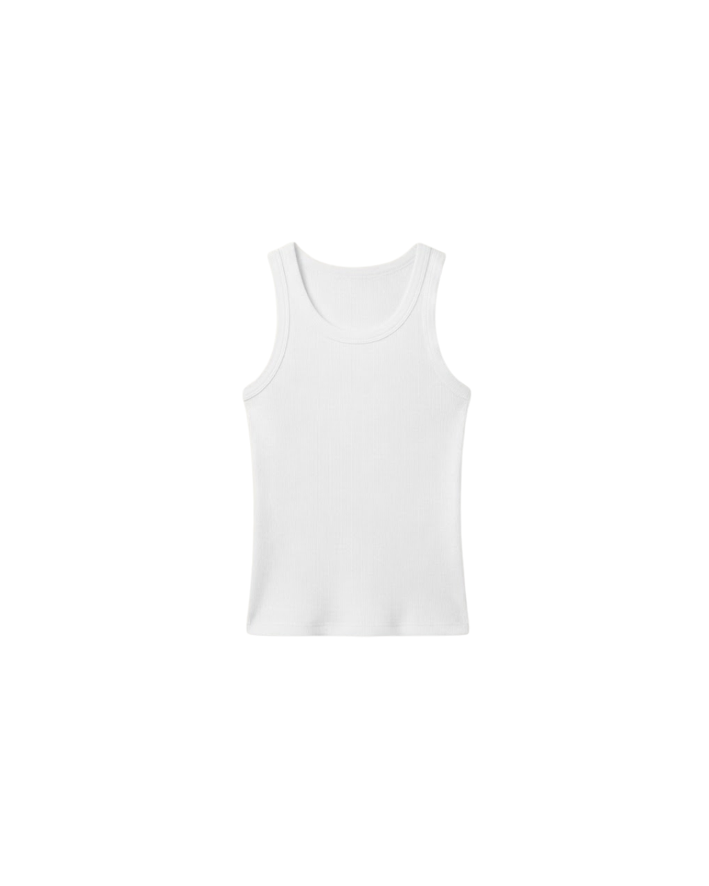 TANK TOP WITH BRA WHT