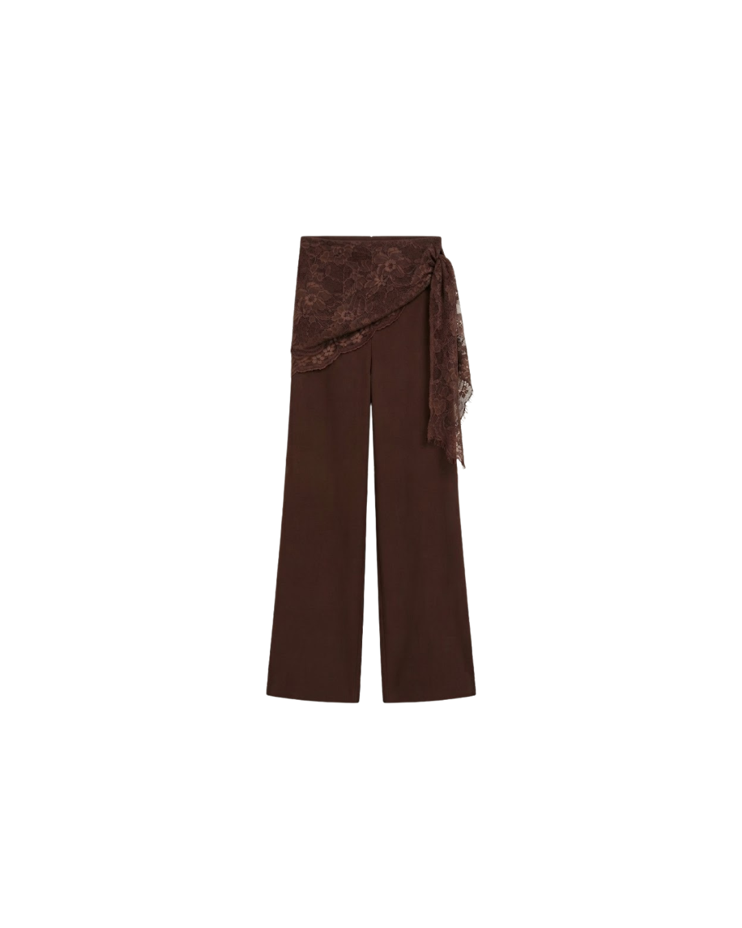 SCARF PANTS BROWN