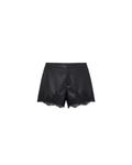 LEATHER SHORT BLACK