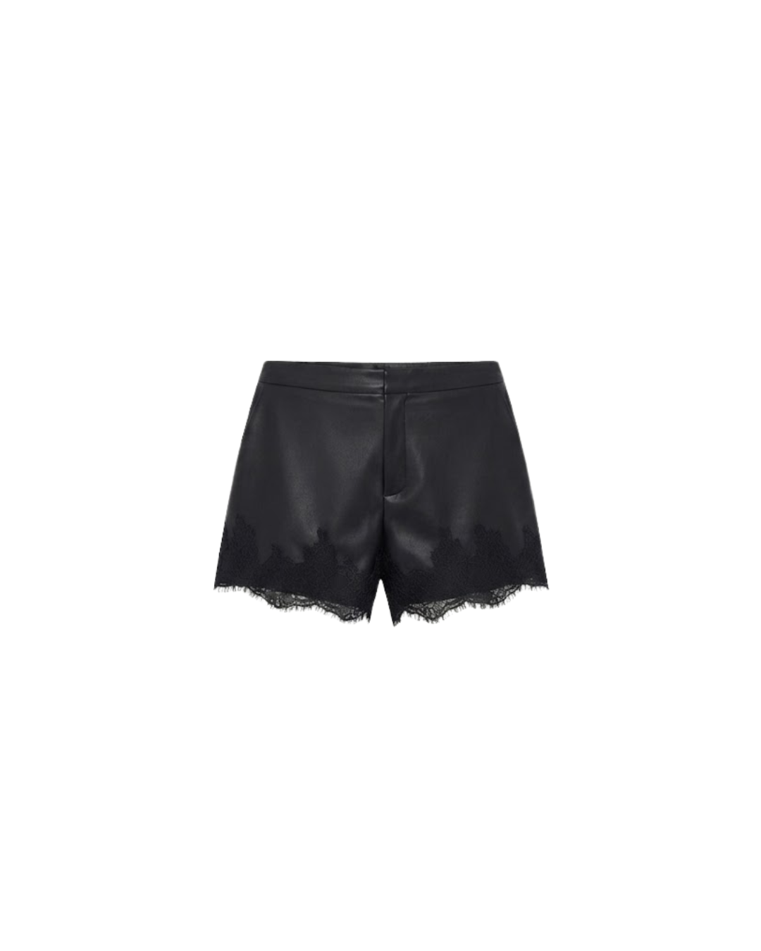 LEATHER SHORT BLACK
