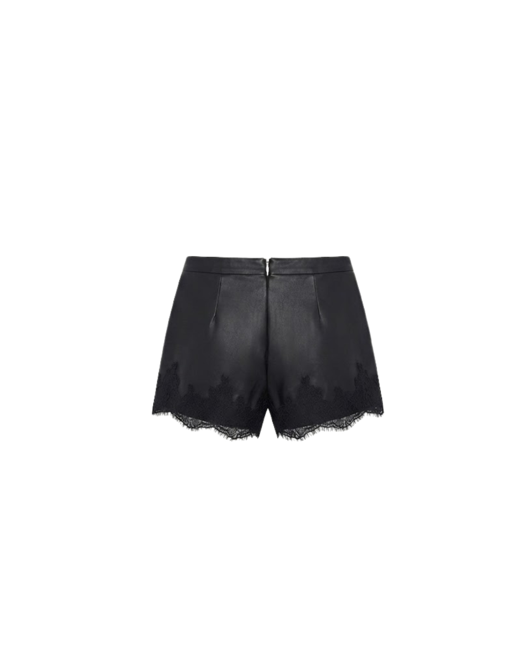 LEATHER SHORT BLACK