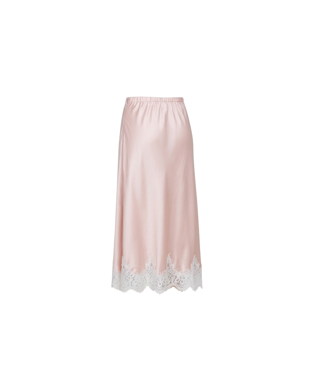 Falda CELIÉR midi satin pink