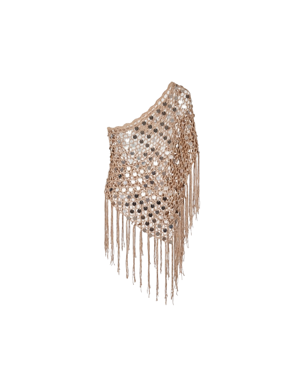 Top CELIÉR open crochet sand