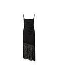 Vestido CELIÉR satin encaje blk