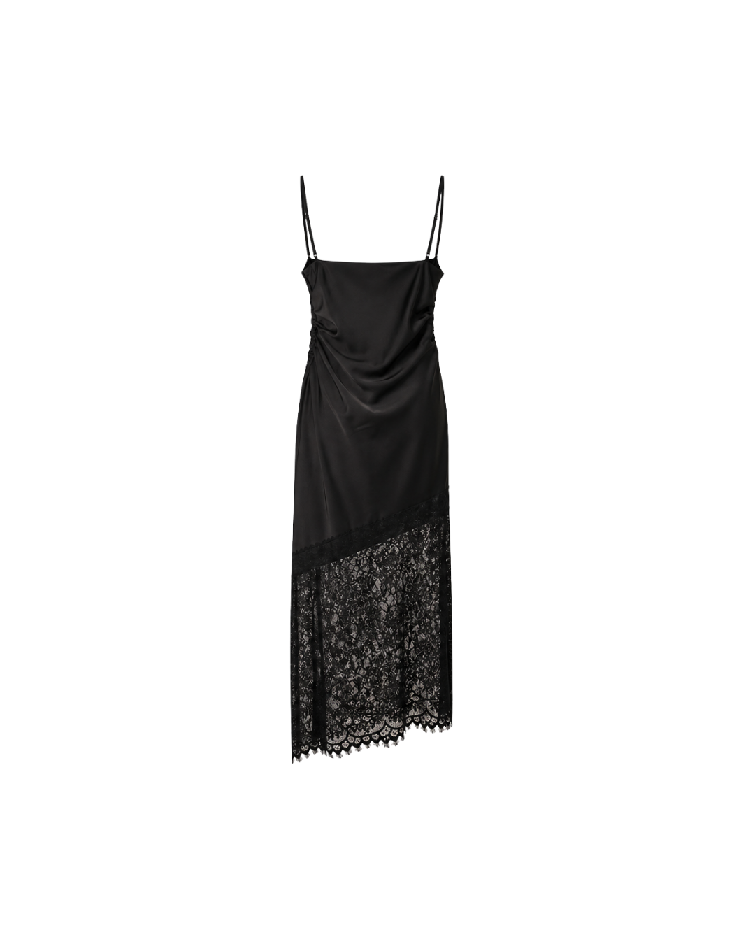 Vestido CELIÉR satin encaje blk