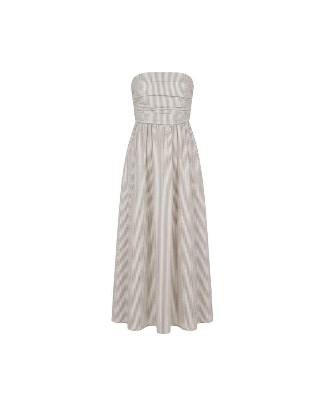 Vestido CELIÉR suelto beige