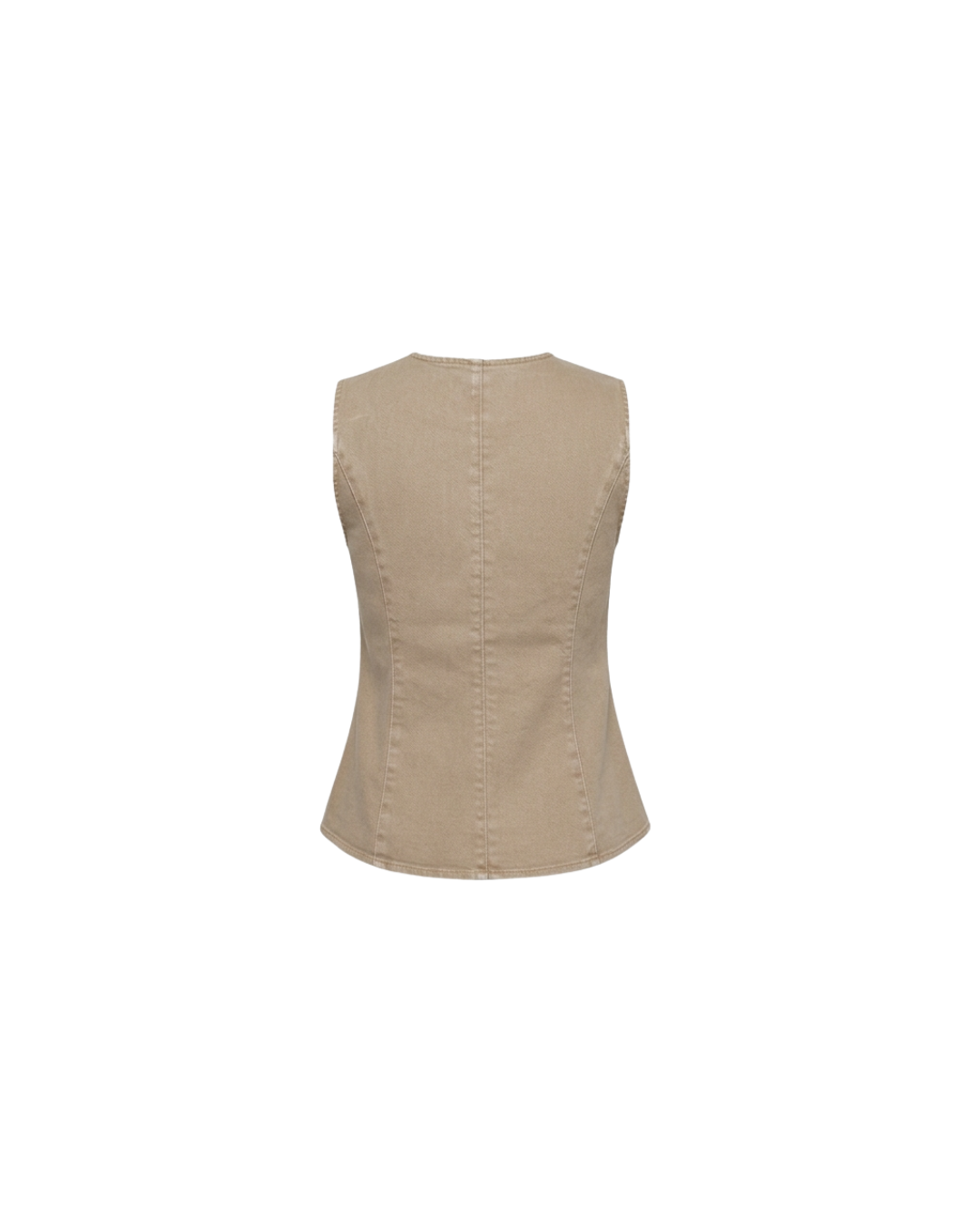 TOP BROWN DENIM