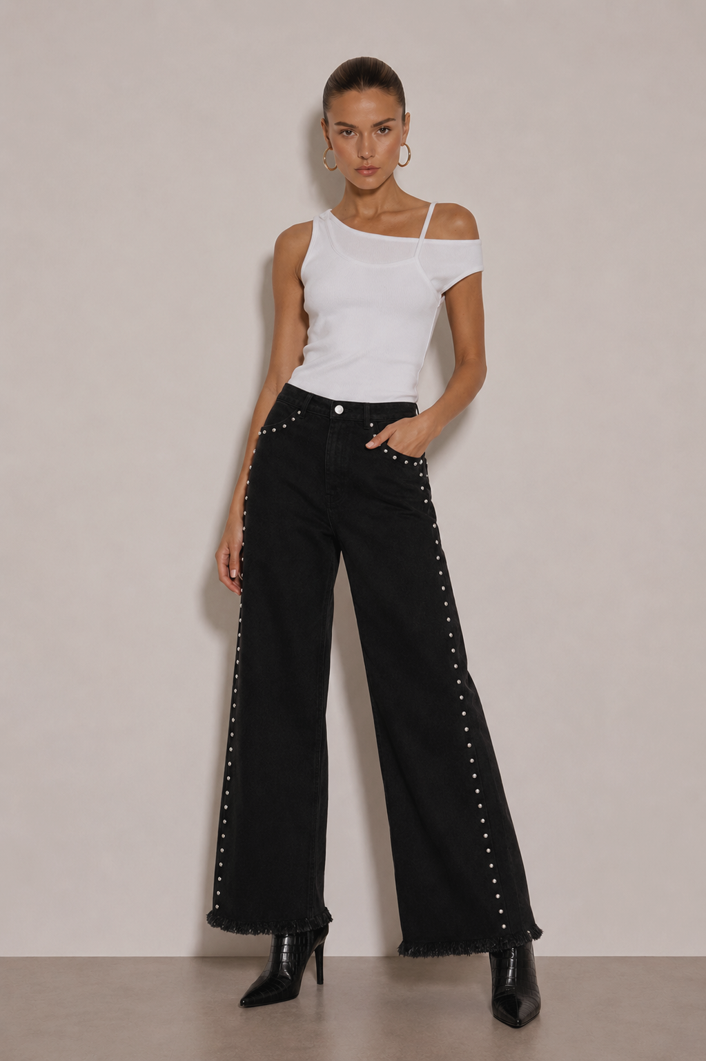 TOP L CUT WHITE