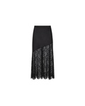 Falda CELIÉR satin encaje blk