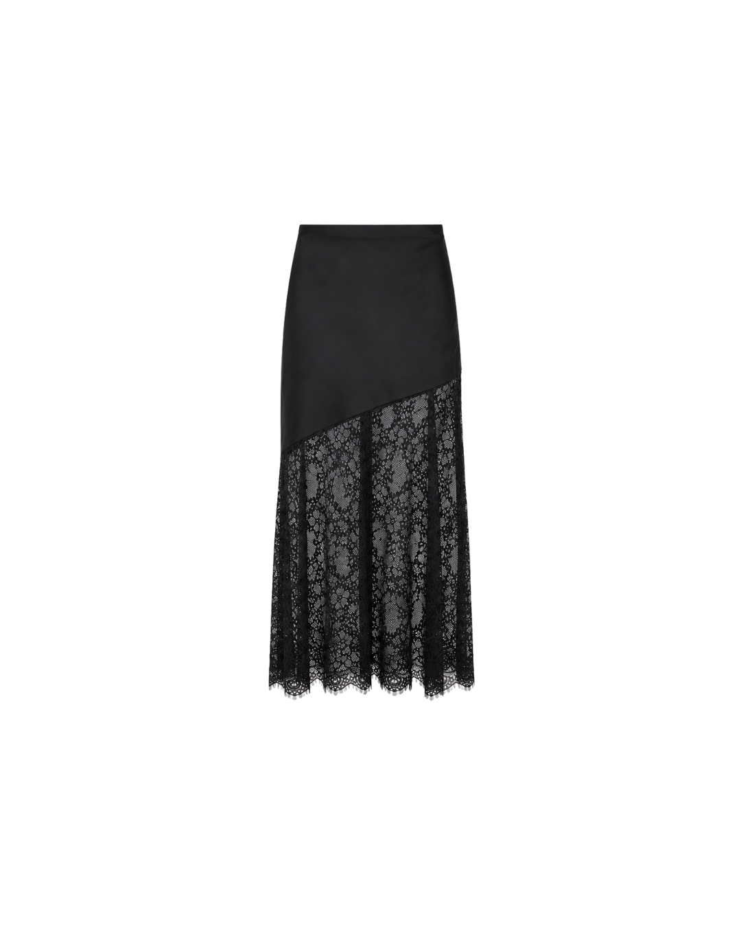 Falda CELIÉR satin encaje blk