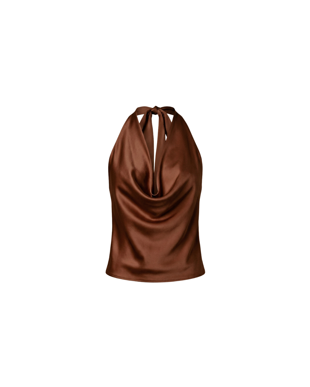 Top CELIÉR satin neck open