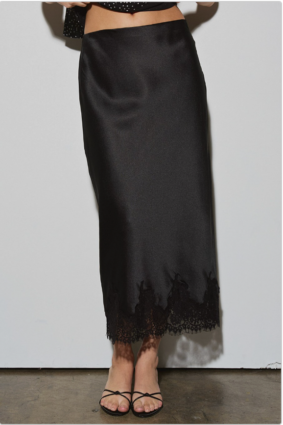 Falda CELIÉR midi satin
