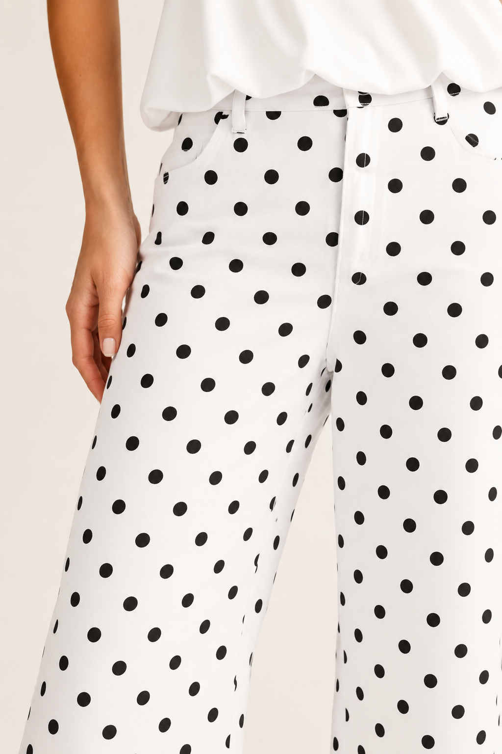 PANTALÓN WHITE POLKA