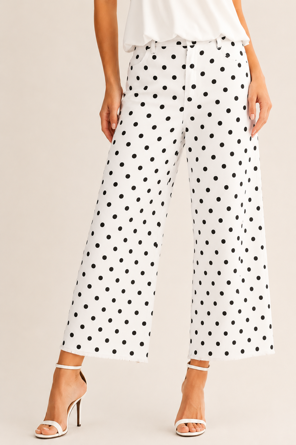 PANTALÓN WHITE POLKA