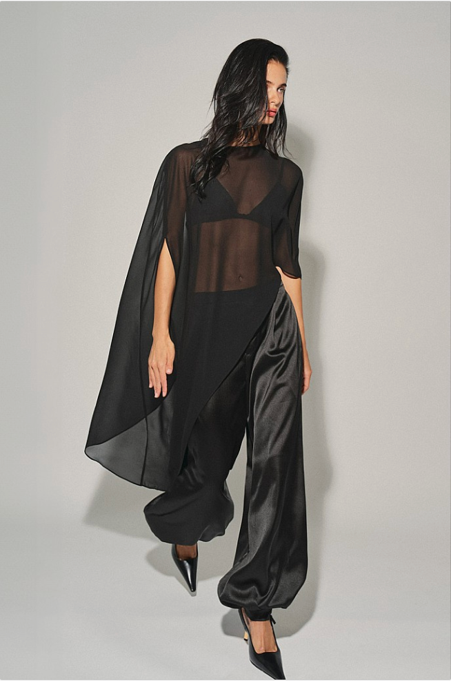 TOP TRANSPARENTE BLK