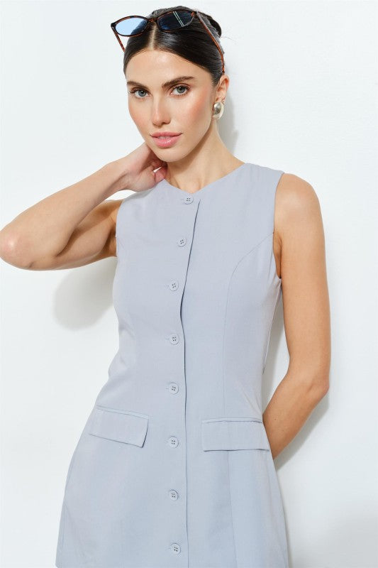 VESTIDO MIDI BOTTONS