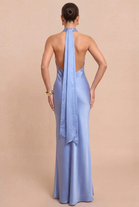 LACE DRESS BLUE