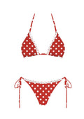 CELIÉR polka bikini red